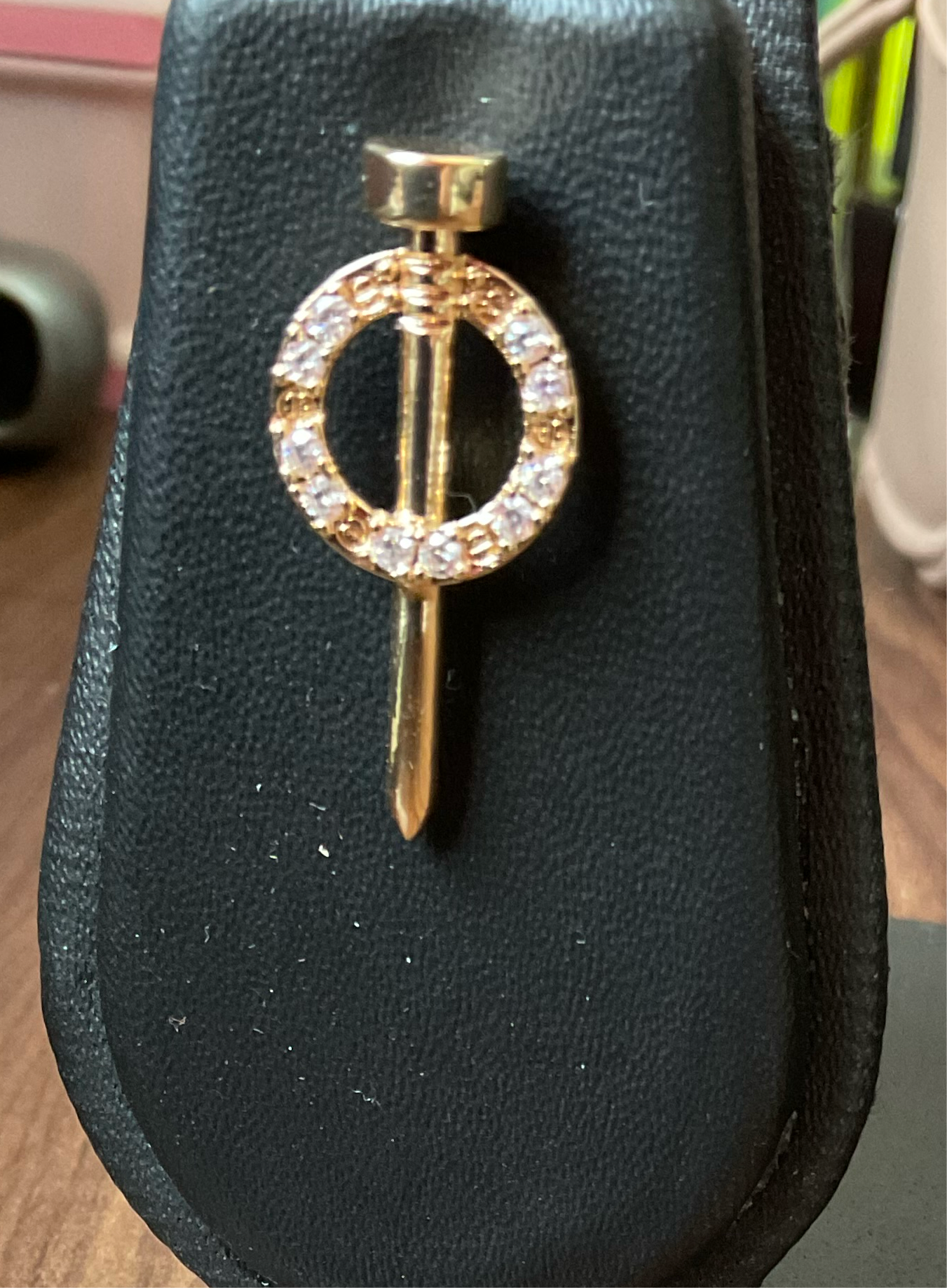 Nail Pendant Set 18K Gold Plated Anti-Tarnish