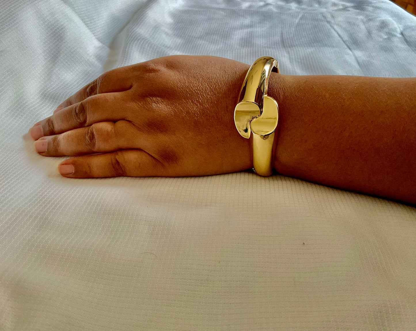 Infinity Gold Chunky Bracelet