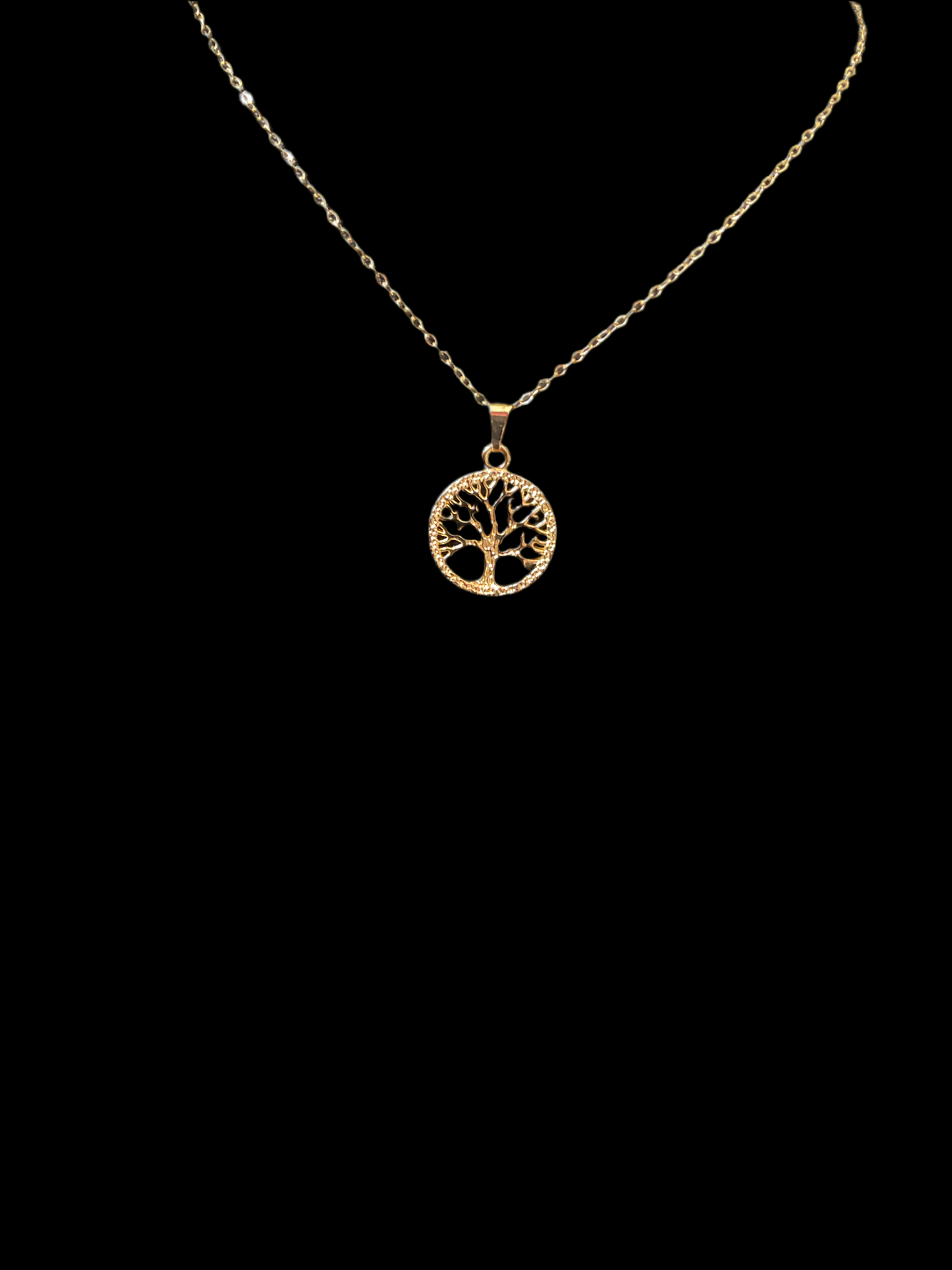 Golden Tree Pendant 18K Anti-Tarnish