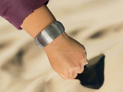 Silver lining Chunky Bracelet