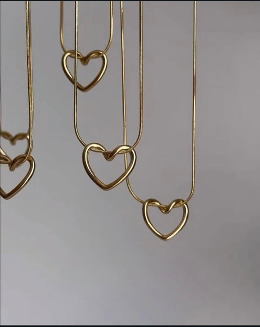 Heart Link Neck Chain