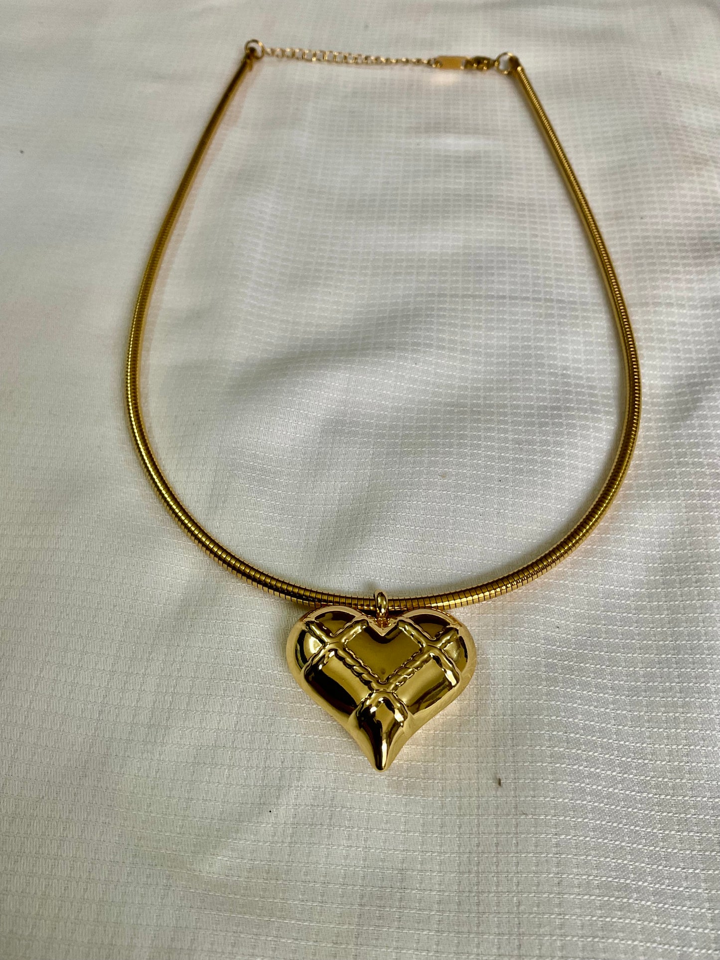 Big Heart Chunky Pendant