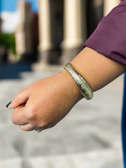 Celine Textured Chunky Bracelet