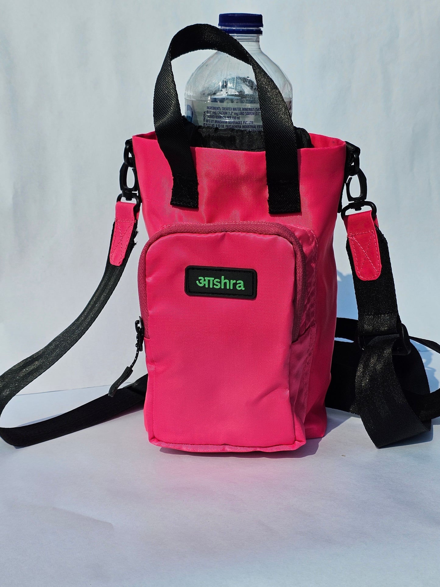 Aashra Everyday Sling Bag with (Water Bottle Pocket & 3 in 1 style)