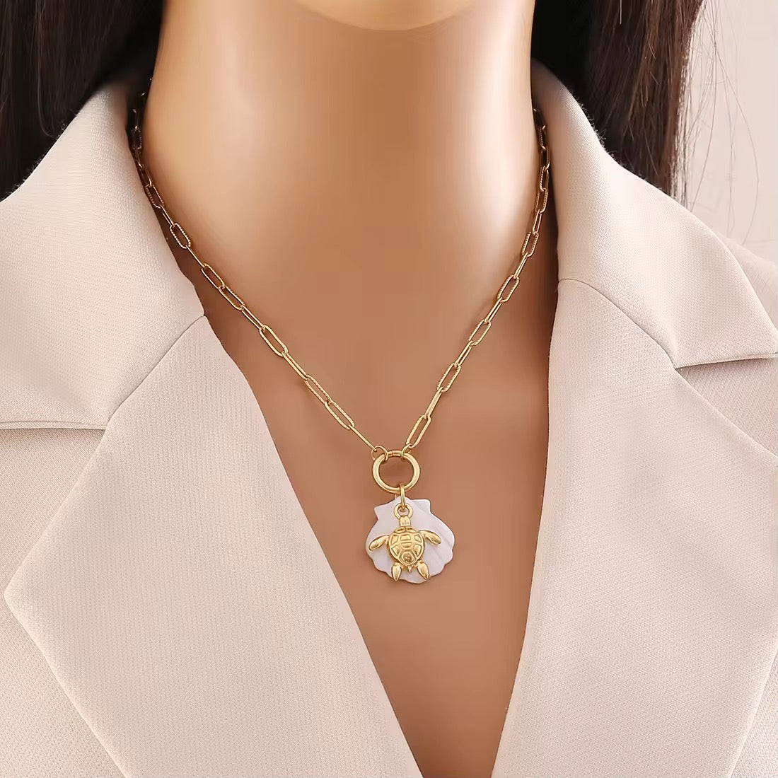 18K Gold Plated 3 combo Viral Pendant Necklace