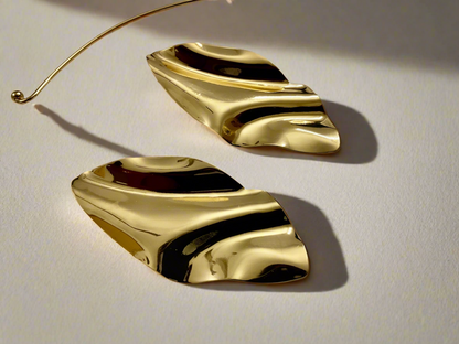 Lustre leaf Neck Piece set