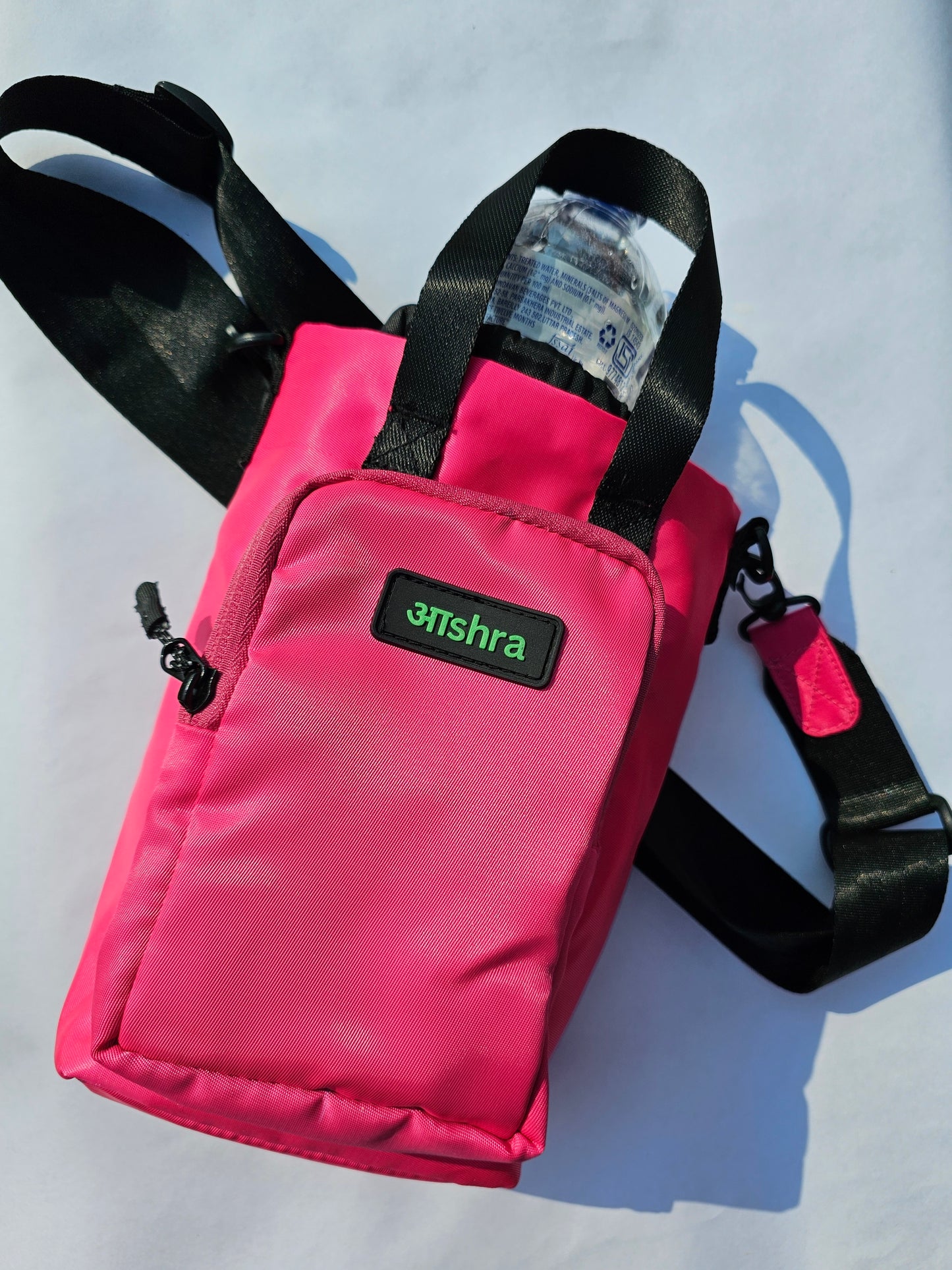 Aashra Everyday Sling Bag with (Water Bottle Pocket & 3 in 1 style)