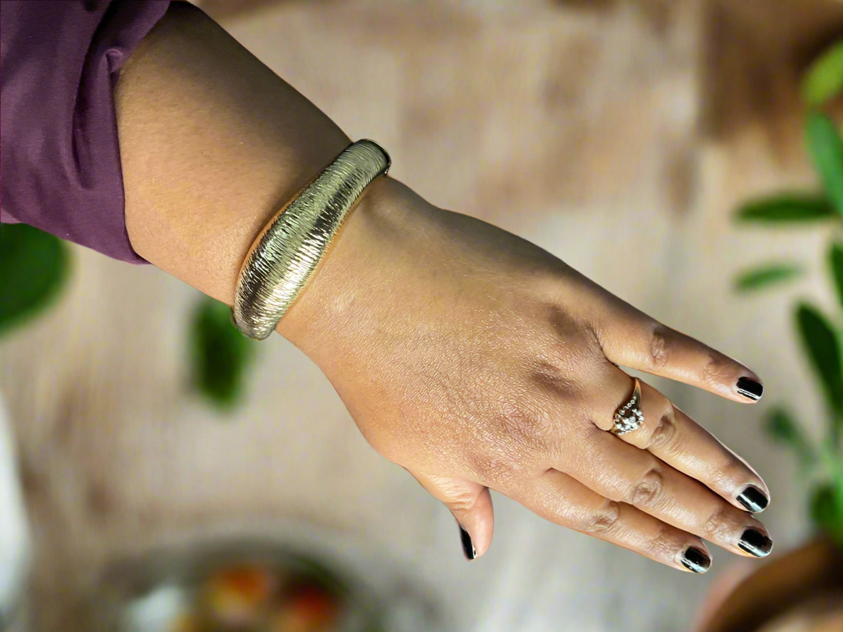 Celine Textured Chunky Bracelet